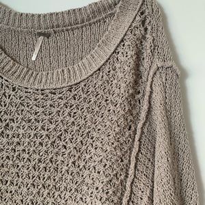 Free People Oversized Knit - Oat